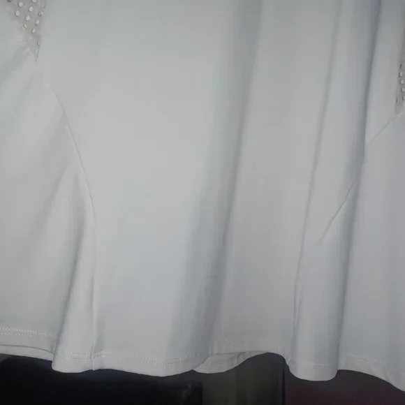 Women's Short Summer Dress XS White - Picture 2 of 5